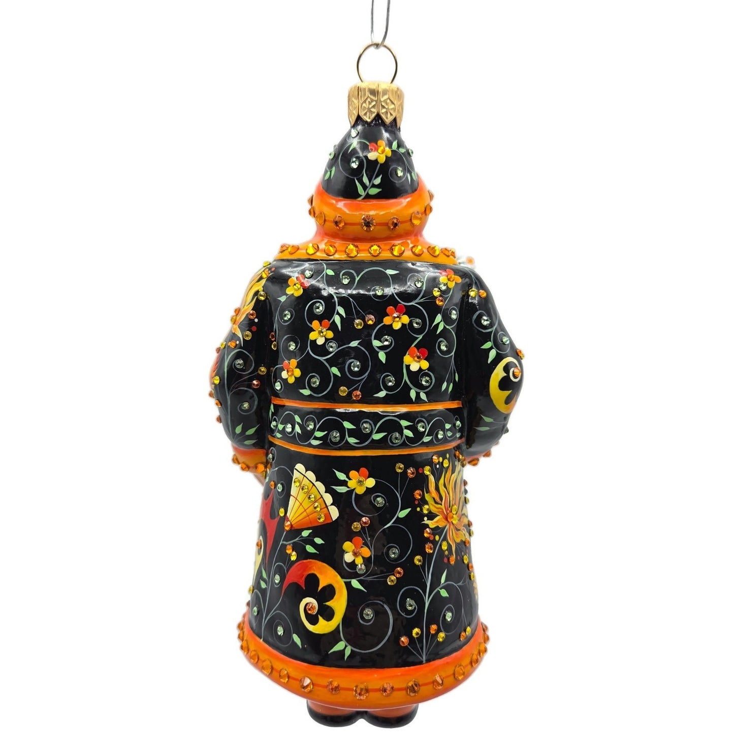 Patricia Breen Nicholas Russian Fairy Tale Black Santa Claus Christmas Ornament