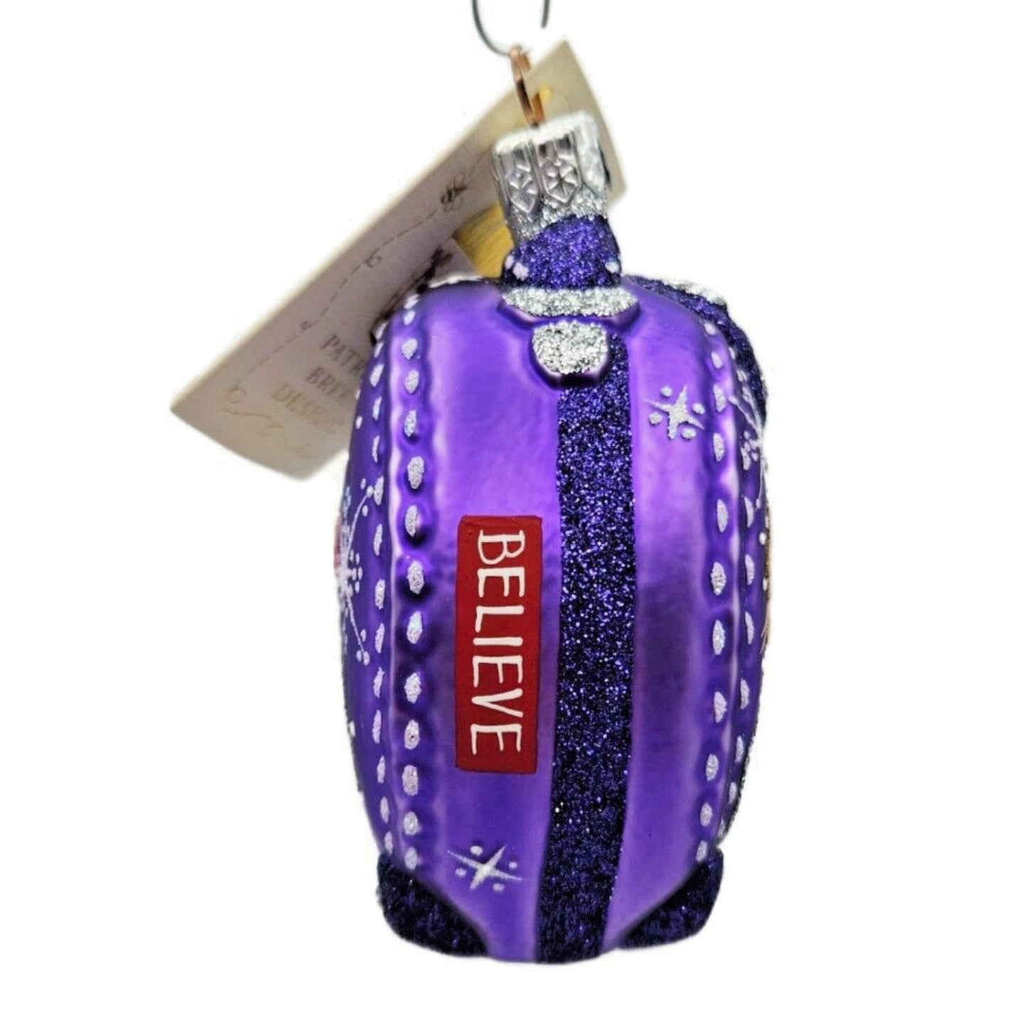 Patricia Breen Journey With Me Purple Portland Signed Christmas Travel Ornament