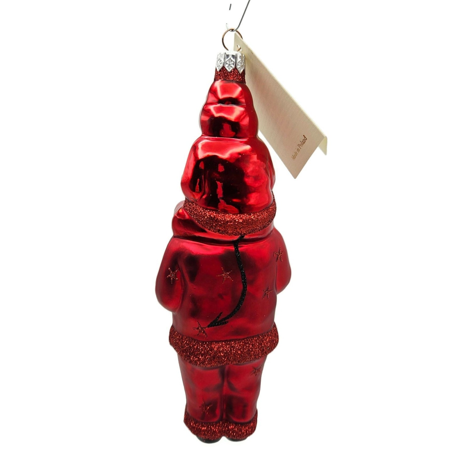 Patricia Breen Carry Me Santa Claus Devils Stars Red Halloween Tree Ornament
