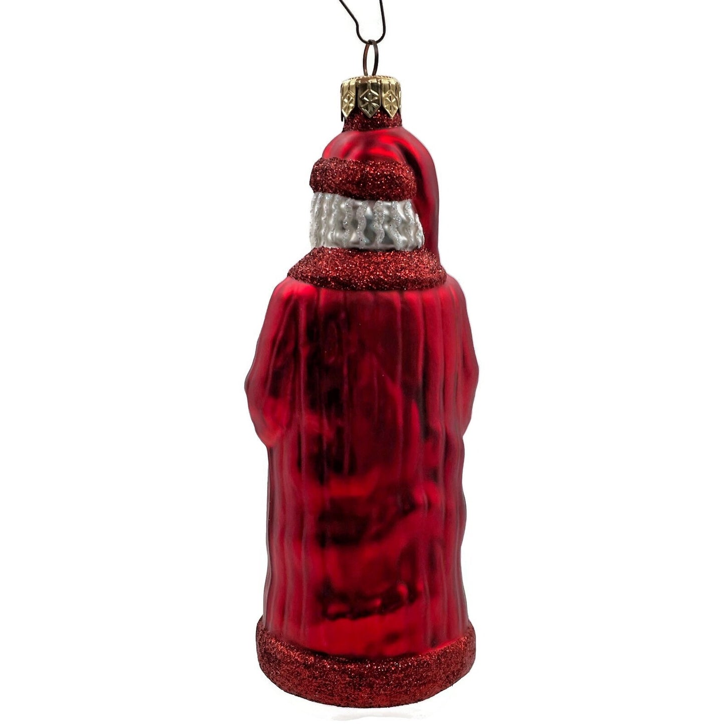 Patricia Breen Gift of the Season Red Gold Santa Claus Christmas Tree Ornament