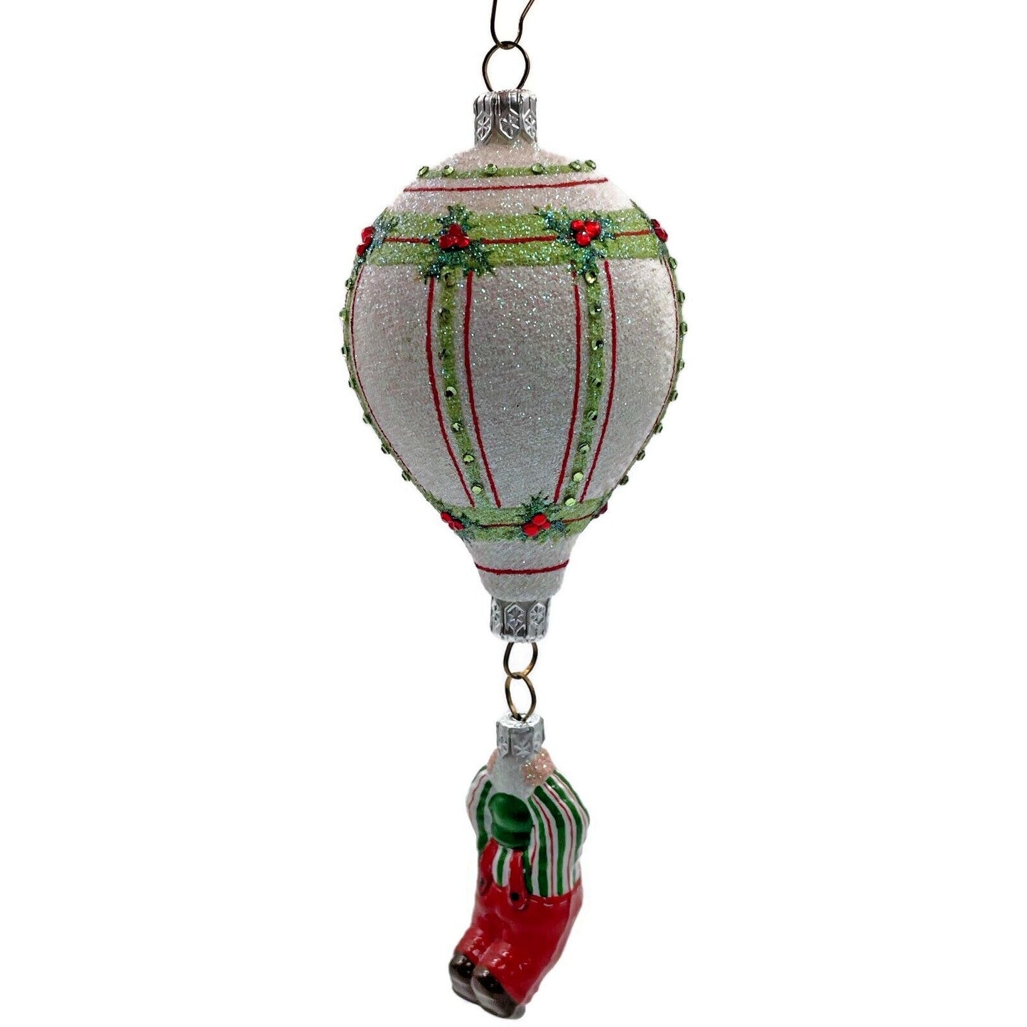 Patricia Breen Ornament Miniature Balloon Boy Holly Topiary Christmas Tree Decor