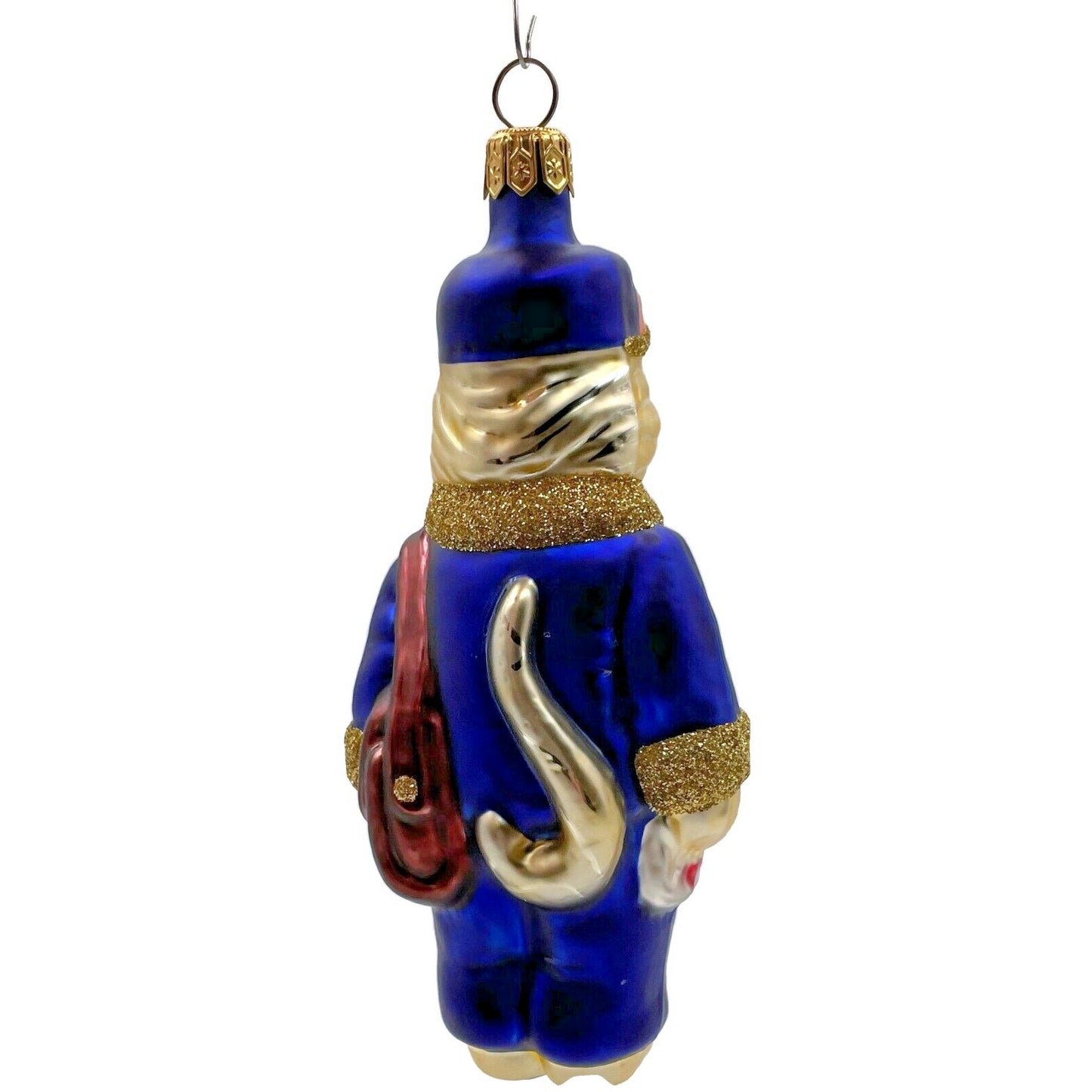 Patricia Breen Le Postal Cat Blue Kitty Valentines Heart Christmas Tree Ornament