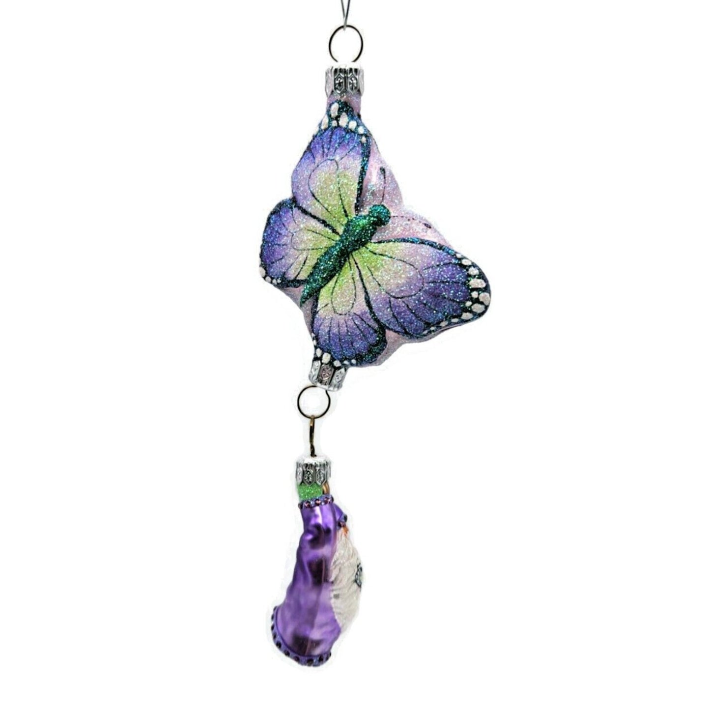 Patricia Breen Through the Spring Sky Violet Spring Christmas Holiday Ornament