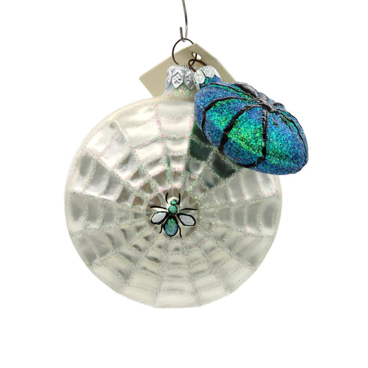 Patricia Breen Victorian Spider and Web Pearl Halloween Christmas Tree Ornament