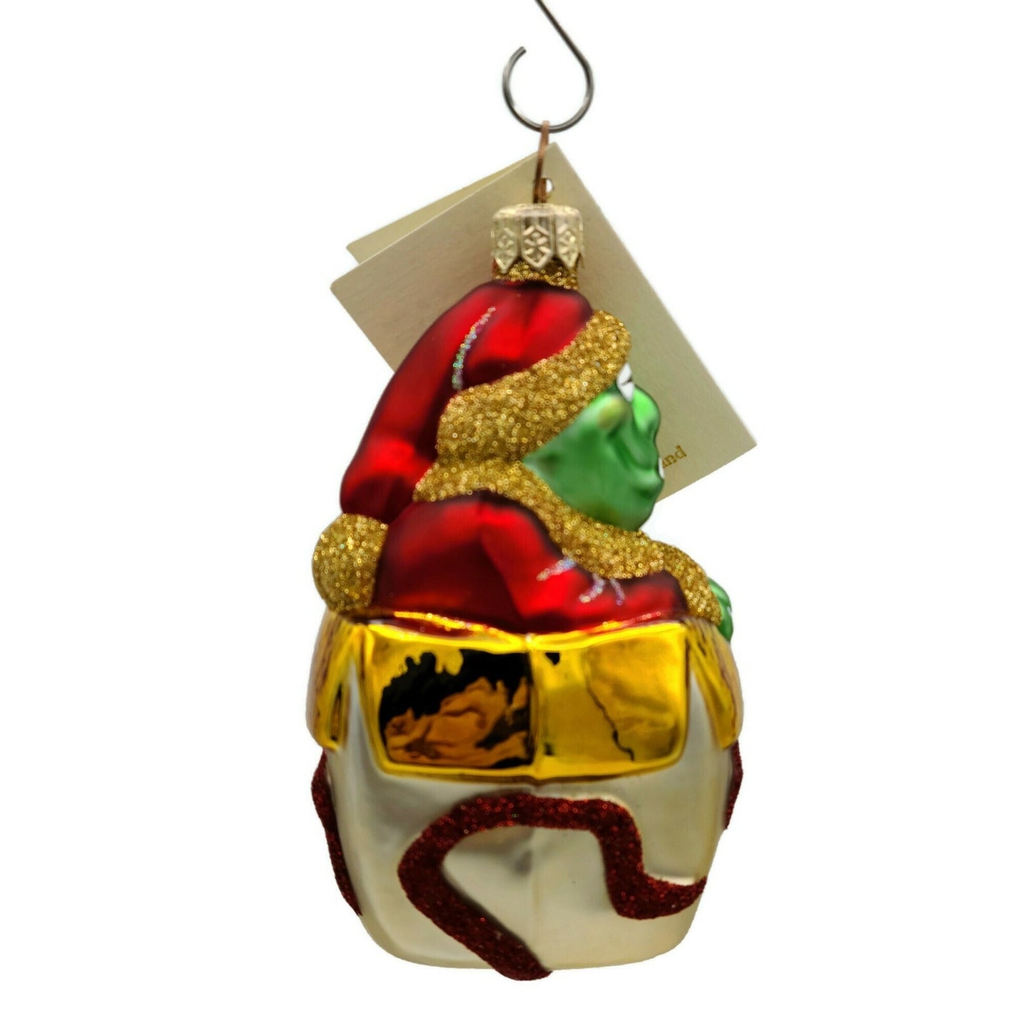 Patricia Breen Mmmonster Present Red Gold Ornament Halloween Monster 9920