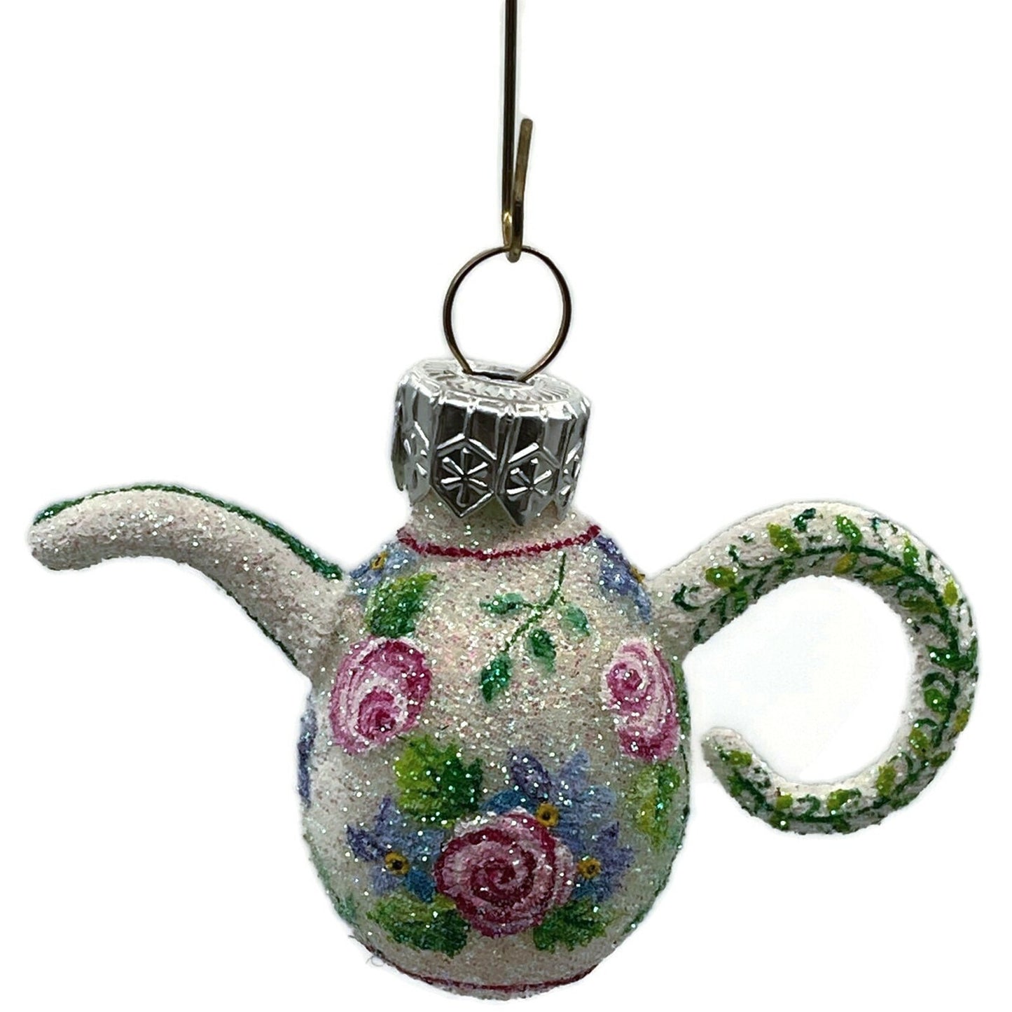 Patricia Breen Ornament Miniature Egg Surprise Teapot Easter Spring Christmas