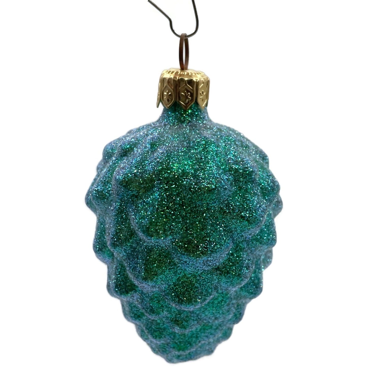 Patricia Breen Walk in the Woods Pine Cone Green Fall Christmas Tree Ornament