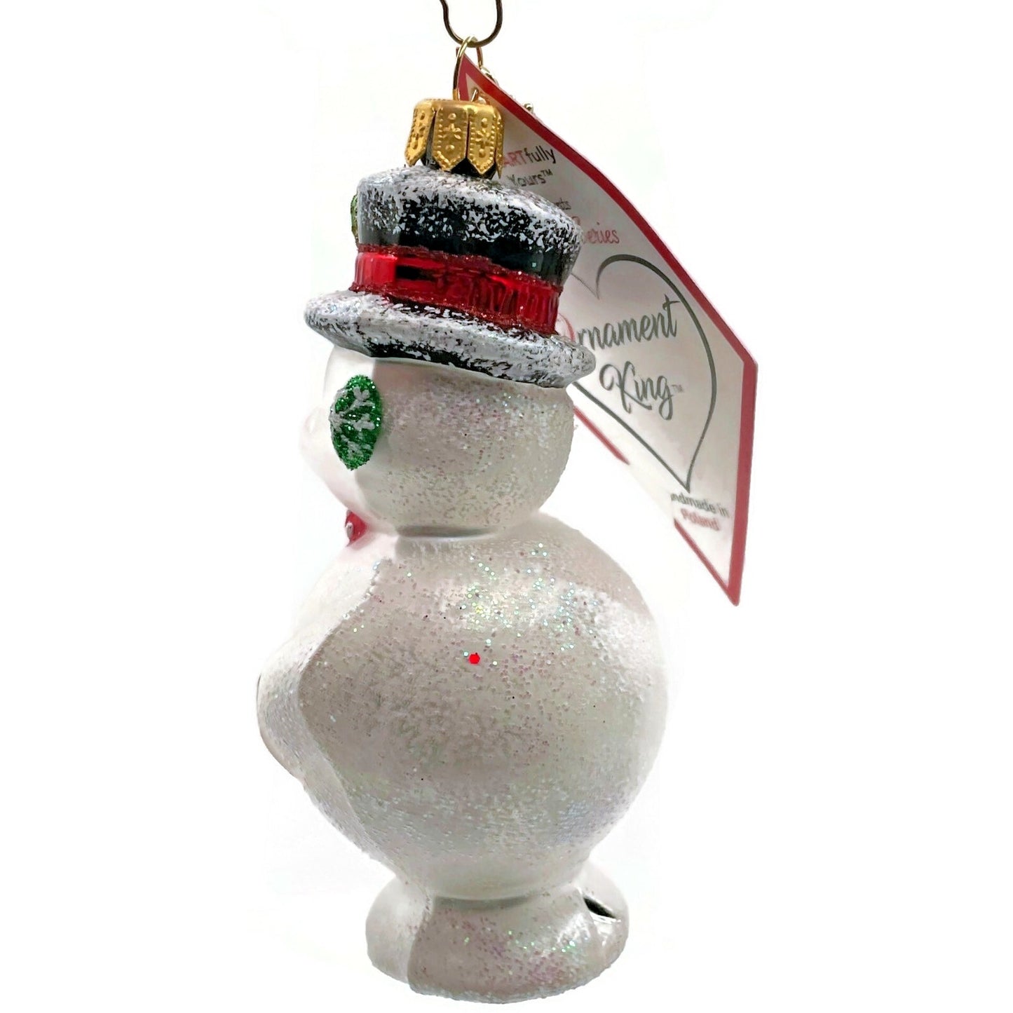 Heartfully Yours Ornament Mr. Whipple Snowman With Hat Christmas Radko Decor