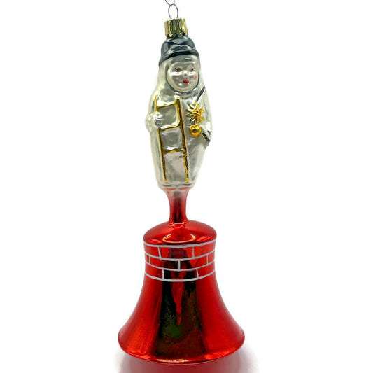 Christopher Radko Chimney Sweeps Red Bell Christmas Tree Ornament 92-179-0