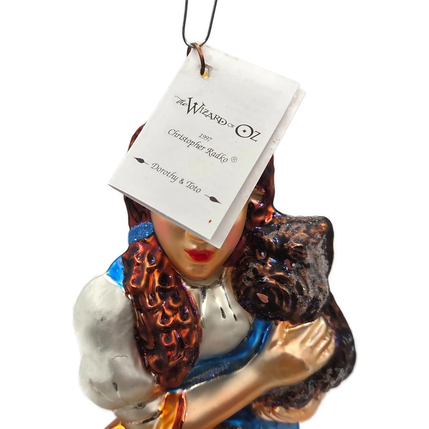 Christopher Radko Dorothy & Toto The Wizard of Oz Christmas Tree Ornament 2730