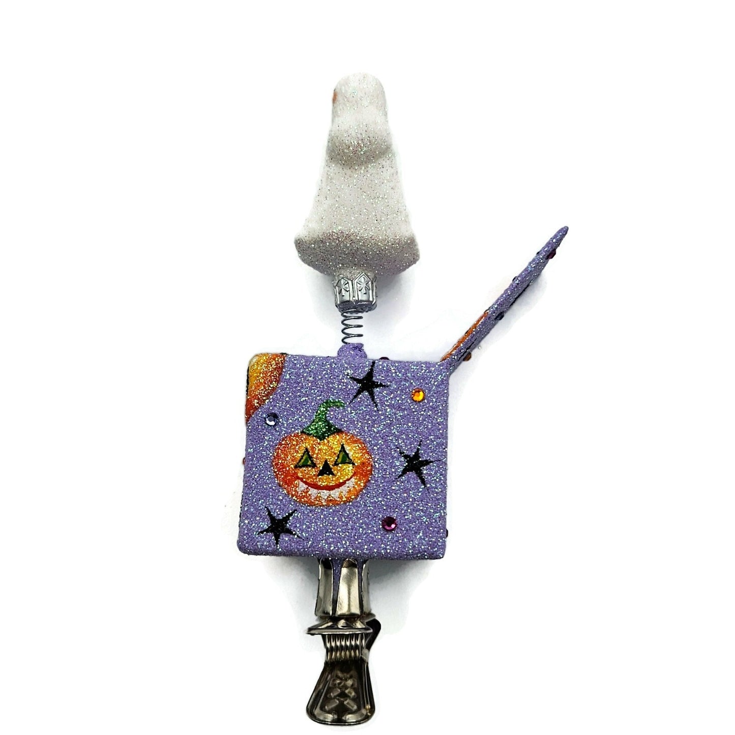 Patricia Breen Jolly Surprise Jack-O-Lantern Ghost Halloween Christmas Ornament