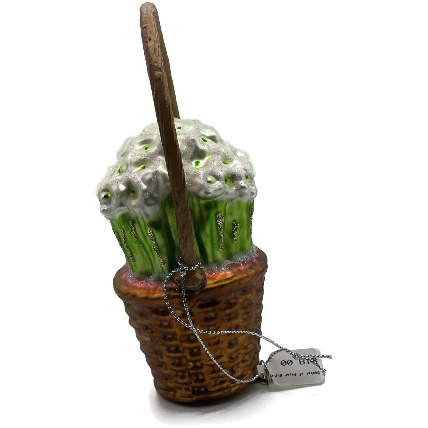 Basket of Paperwhites Spring Garden Flower Christmas Tree Ornament Eric Cortina