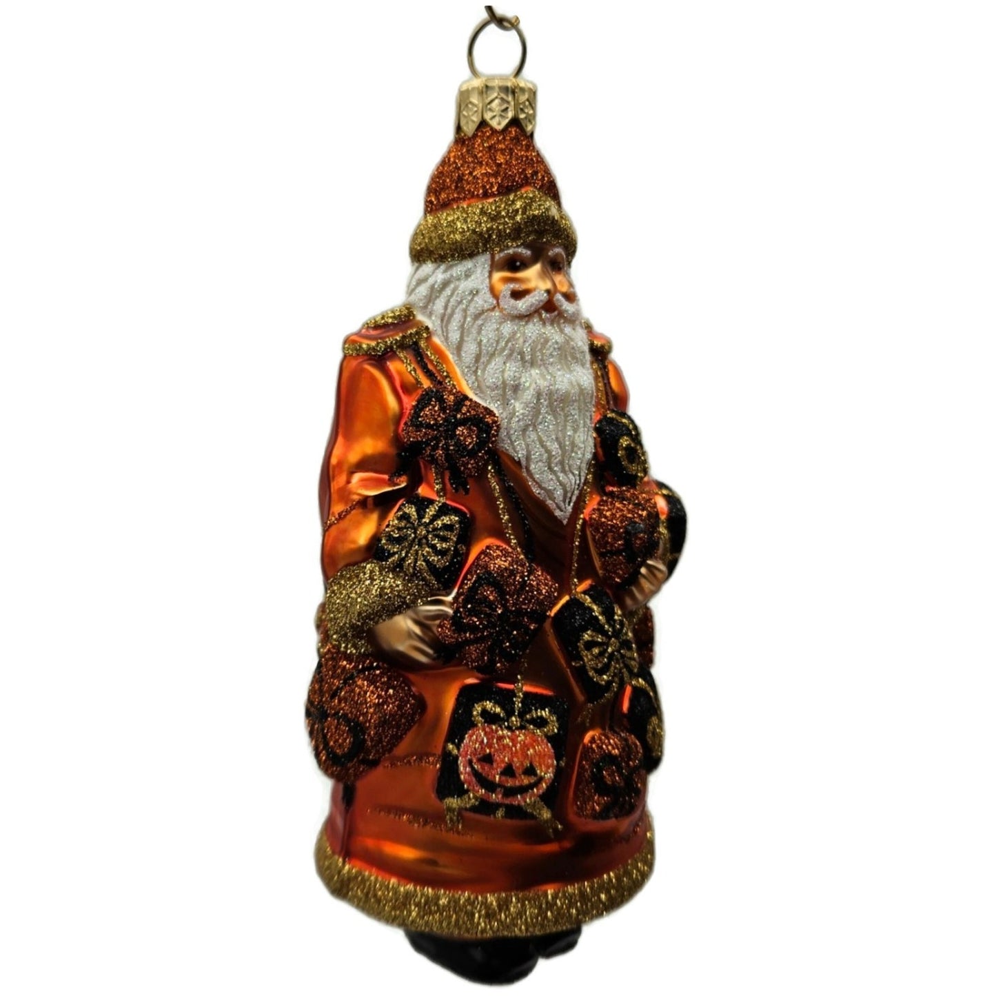 Patricia Breen Portobello Road Santa Orange Pumpkin Halloween Christmas Ornament
