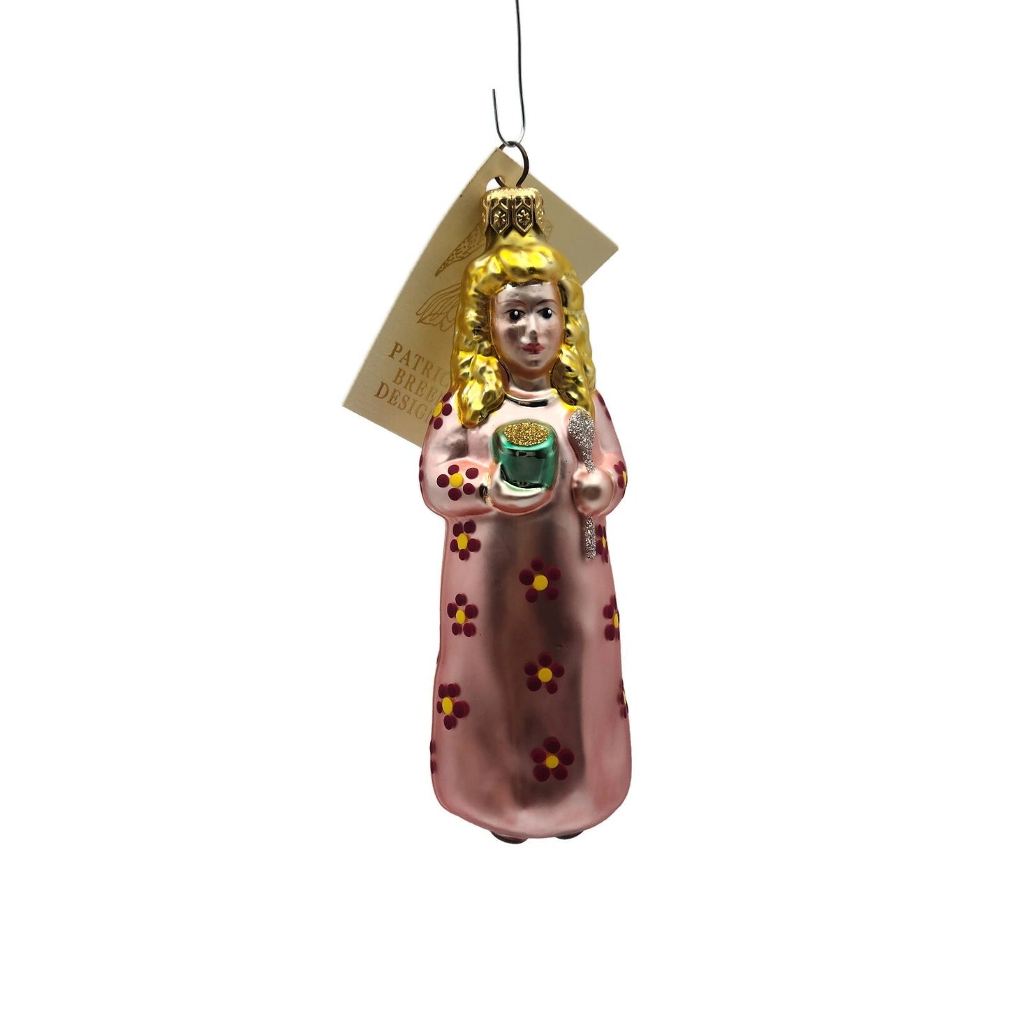 Patricia Breen Goldilocks Porridge Red Roses Christmas Holiday Tree Ornament