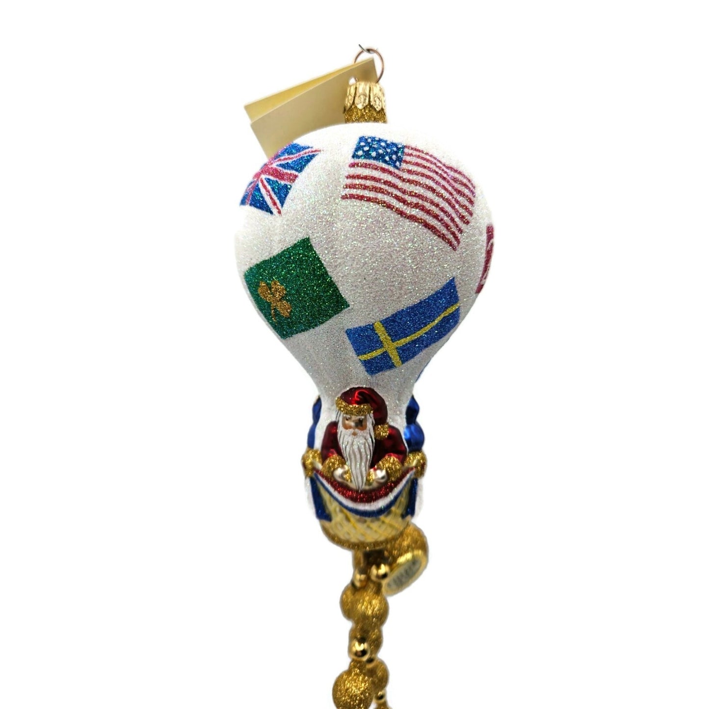 Patricia Breen Citizen of the World Santa Claus Balloon Christmas Tree Ornament