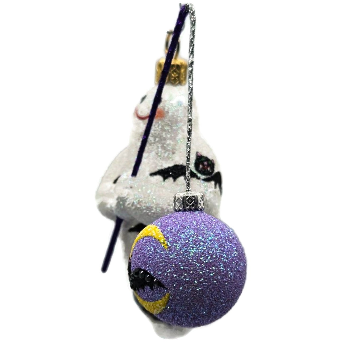 Patricia Breen Halloween Phantom Catch Ghost Lavender Ball Christmas Ornament