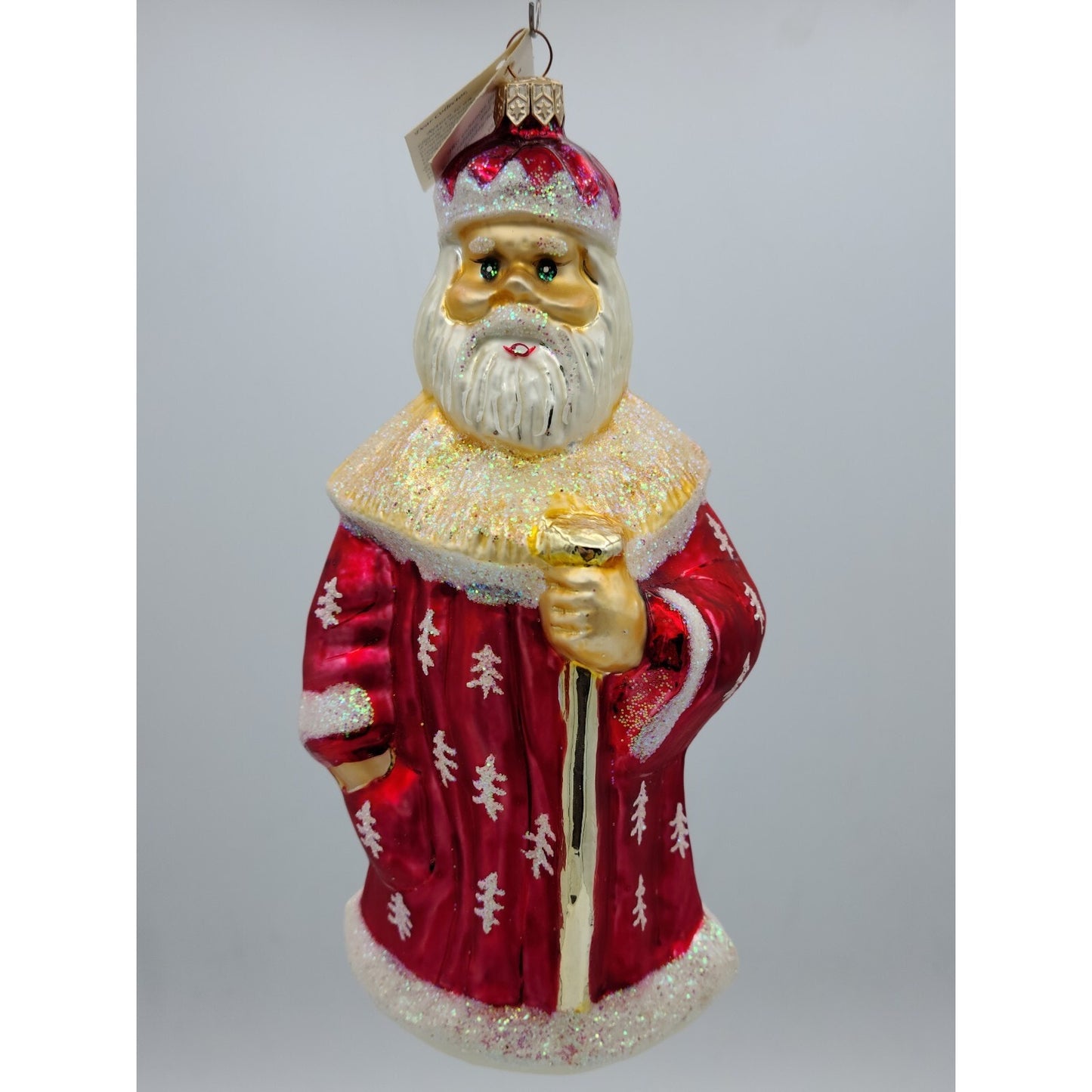 Christopher Radko Christmas King Red Robe Holiday Tree Ornament 96-147-0