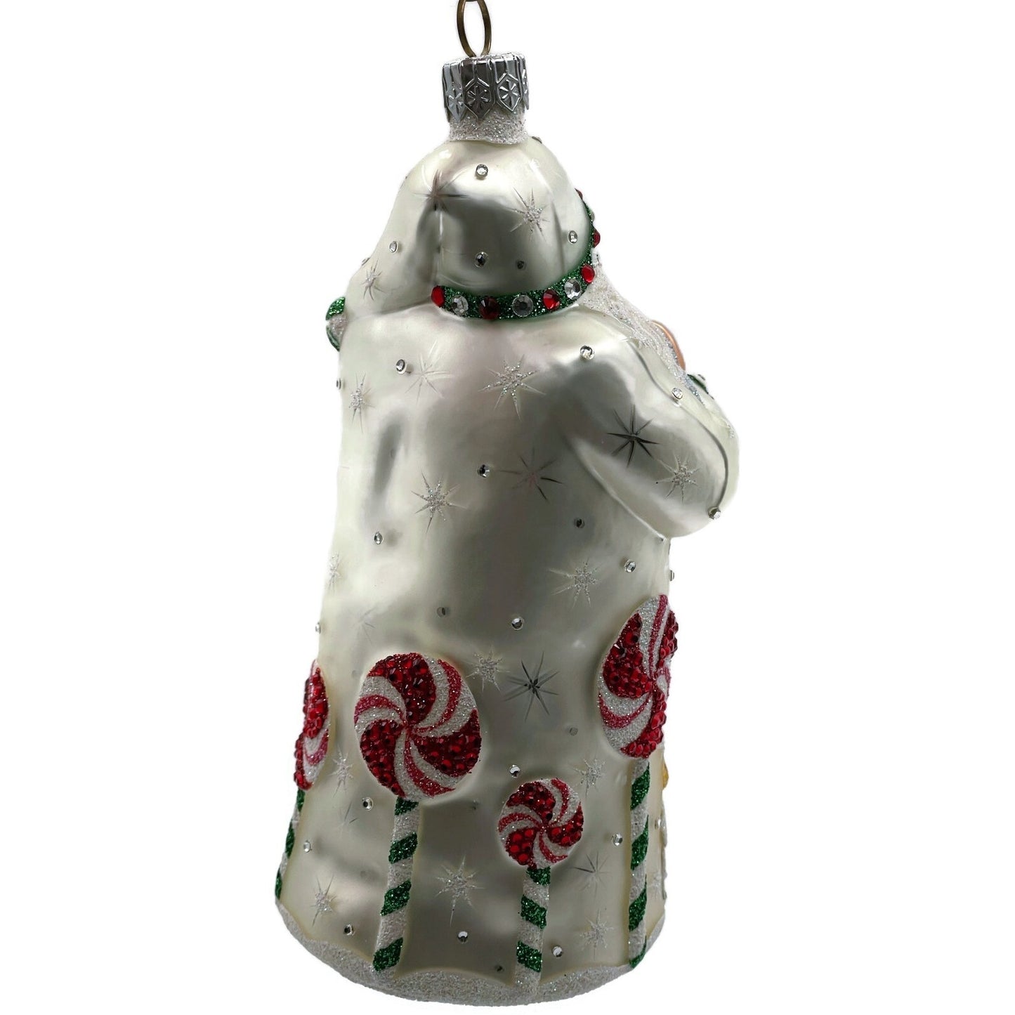 Patricia Breen Torun Santa Pearl Candy Canes Gingerbread Christmas Tree Ornament