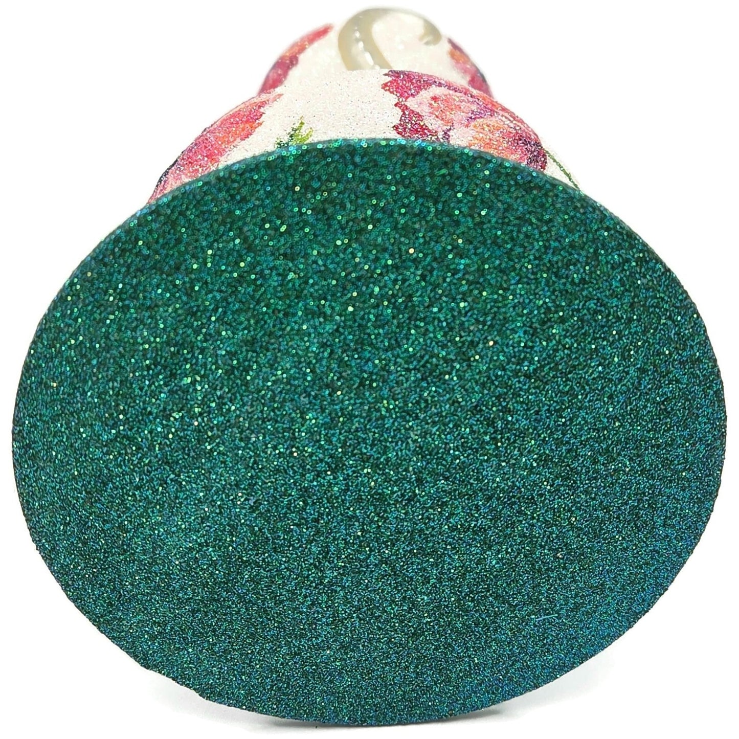 Patricia Breen Chameleon Cake Tree Topper Poppies Flowers Spring Glittered OOAK