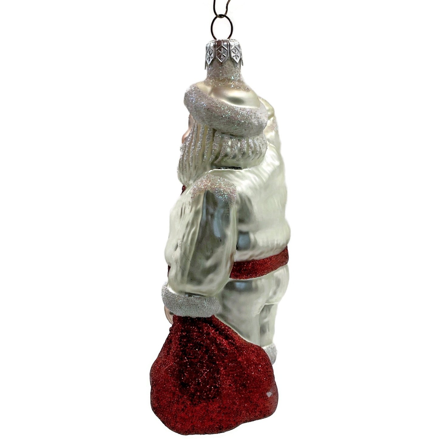 Patricia Breen A Santa for Thomas Pearl Red Bag Christmas Tree Ornament