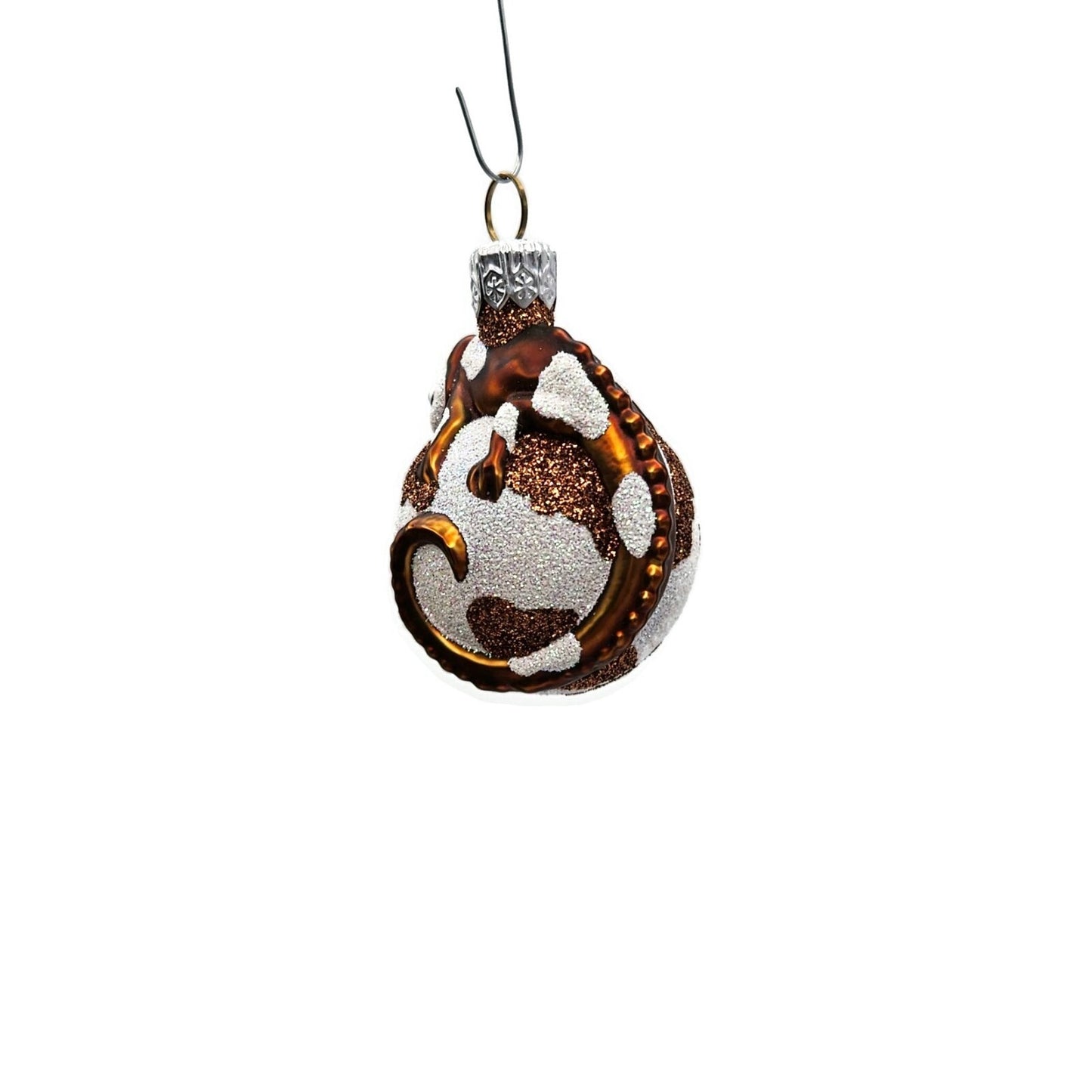 Patricia Breen Miniature Chameleon Cow Animal Print Christmas Tree Ornament