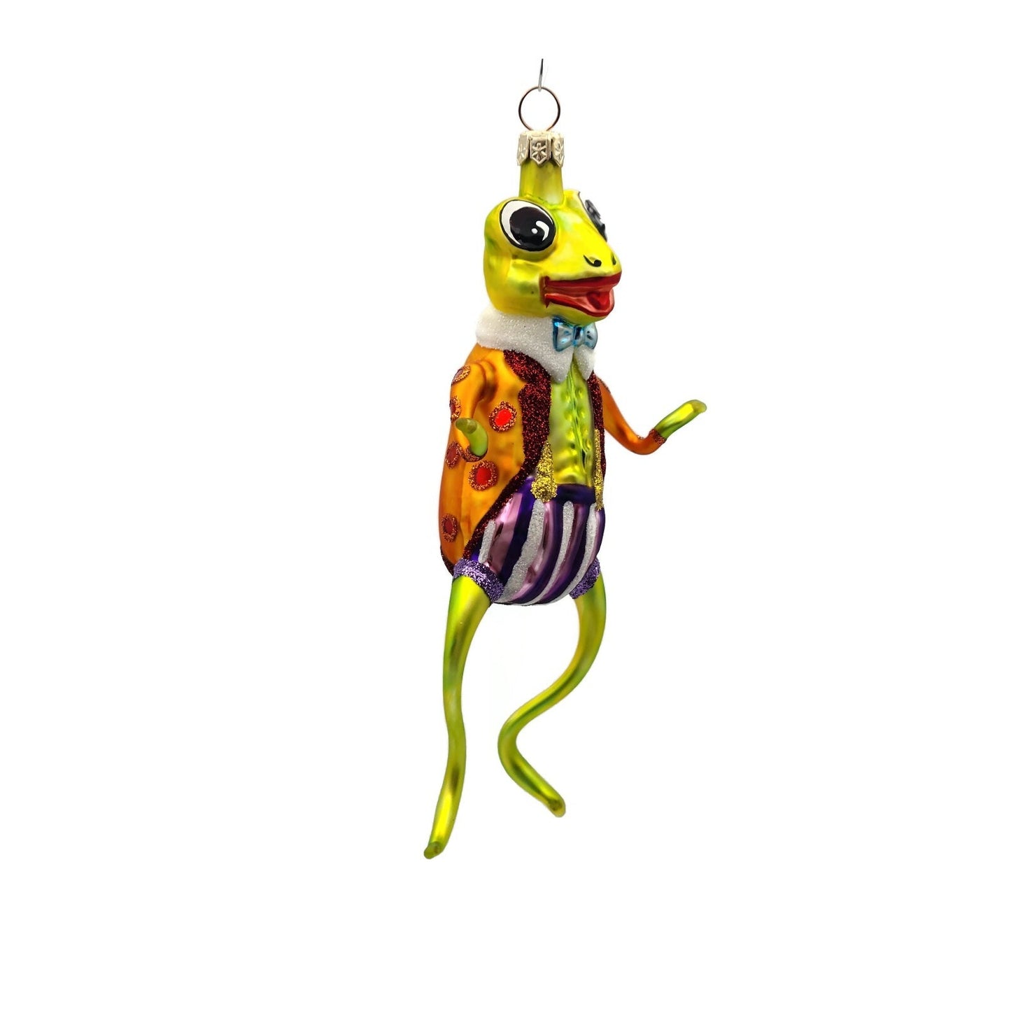 Slavic Treasures Mr Happy Hoppy Frog Halloween Tree Ornament 99-146-A-FB
