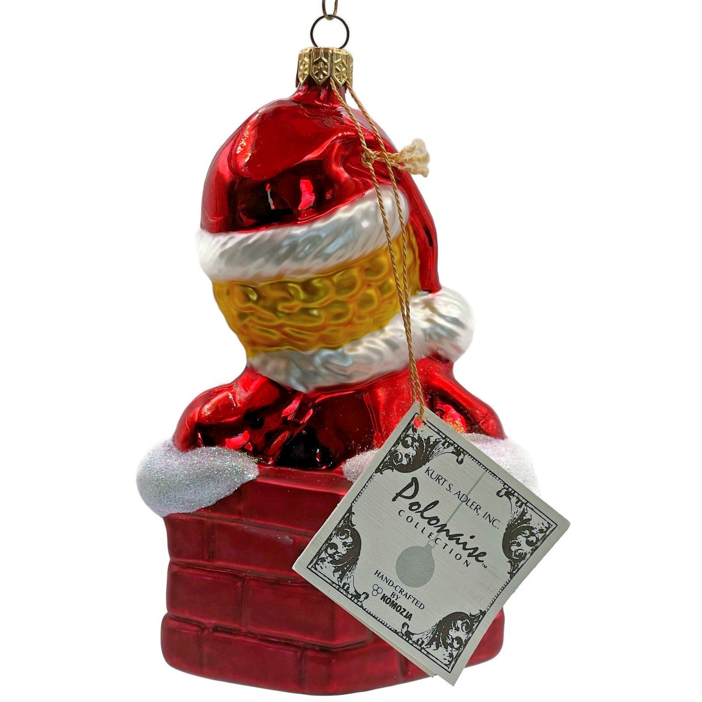Big Bird Santa Sesame Street Chimney Christmas Ornament Kurt S Adler Polonaise