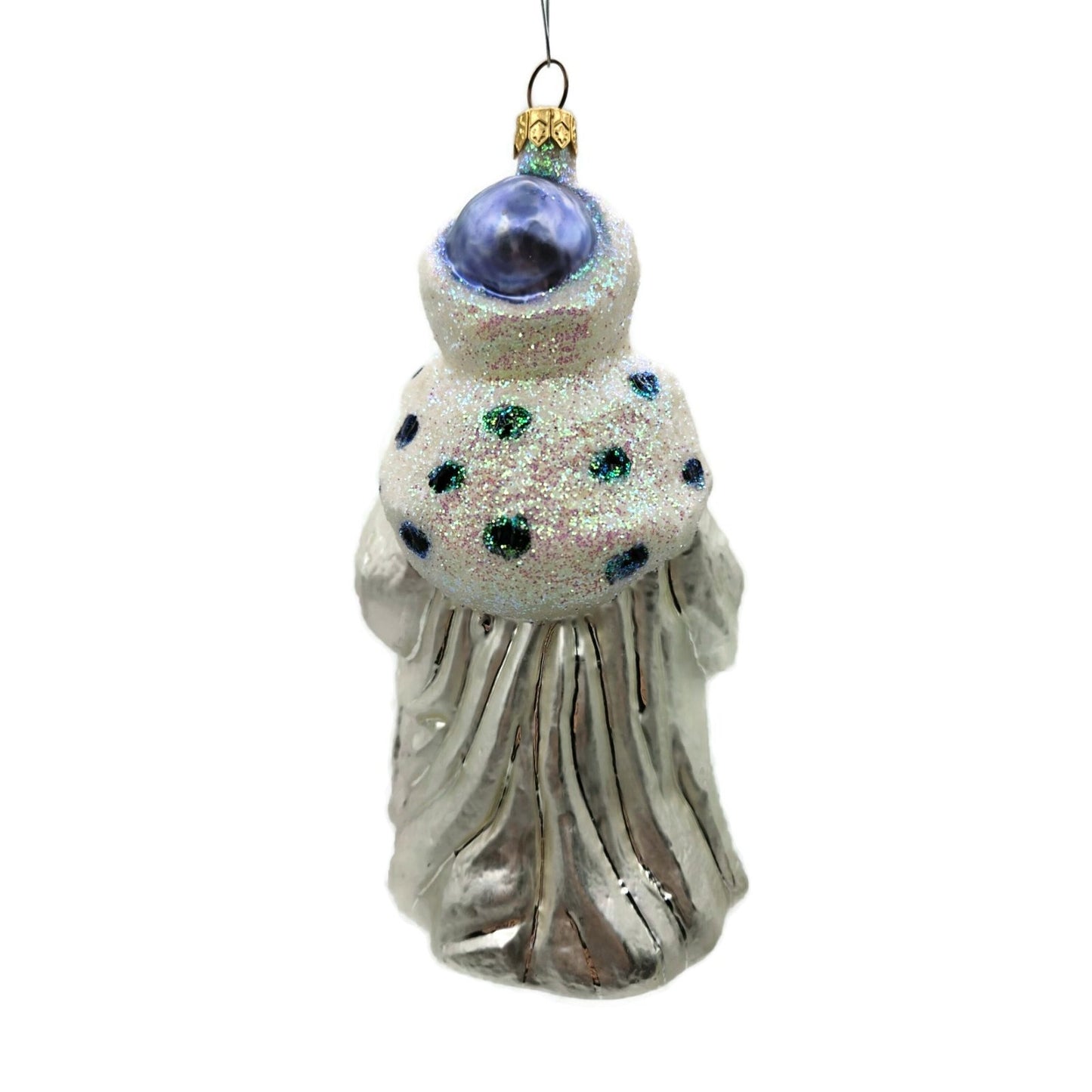Christopher Radko Ermine Santa Claus Winter Dream Christmas Tree Ornament 962500