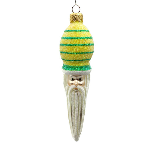 Patricia Breen Miniature Saint Petersburg Santa Striped Christmas Tree Ornament