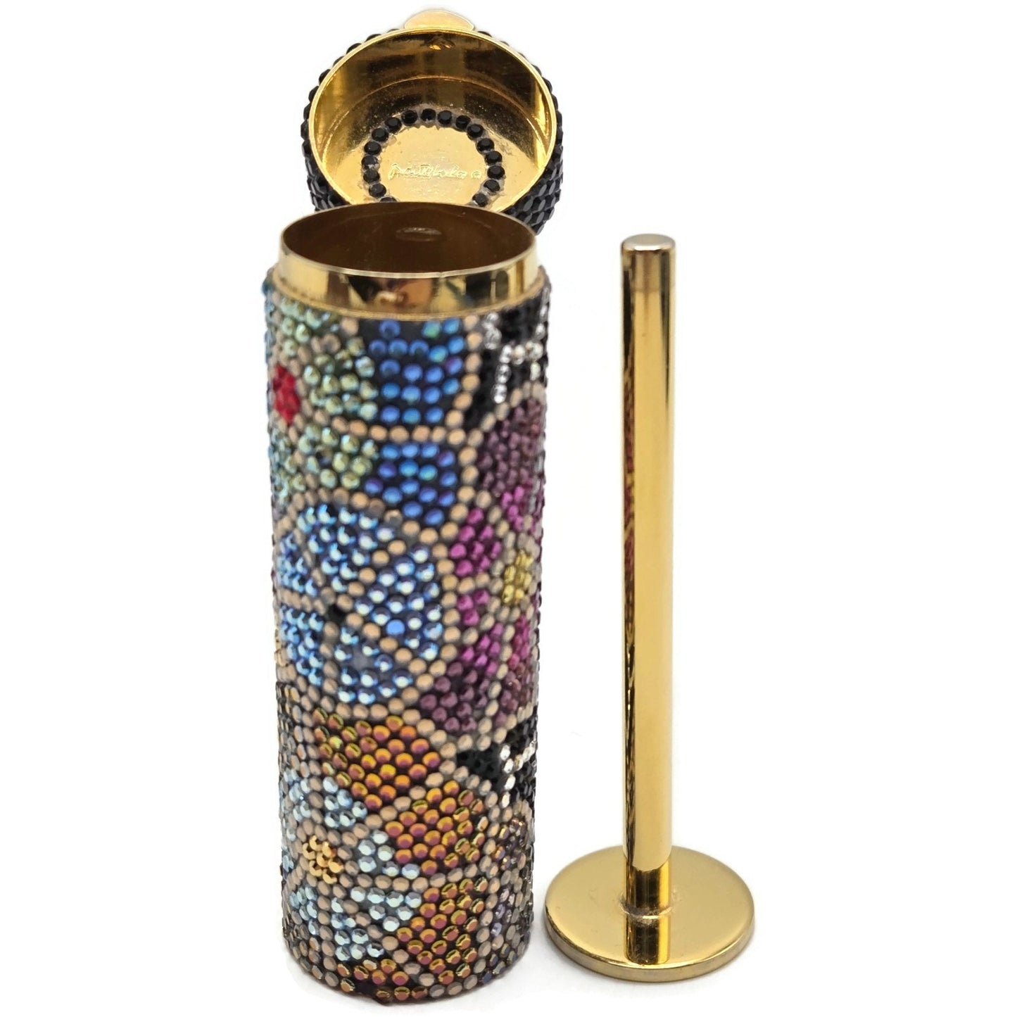Judith Leiber Crystal Life Saver Candy Mint Container Retired Multicolor Rare