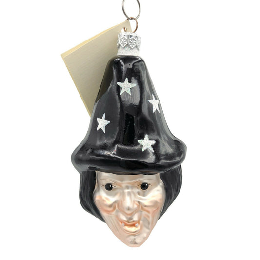 Patricia Breen Witch Hazel Stars Black Hat Halloween Christmas Holiday Ornament