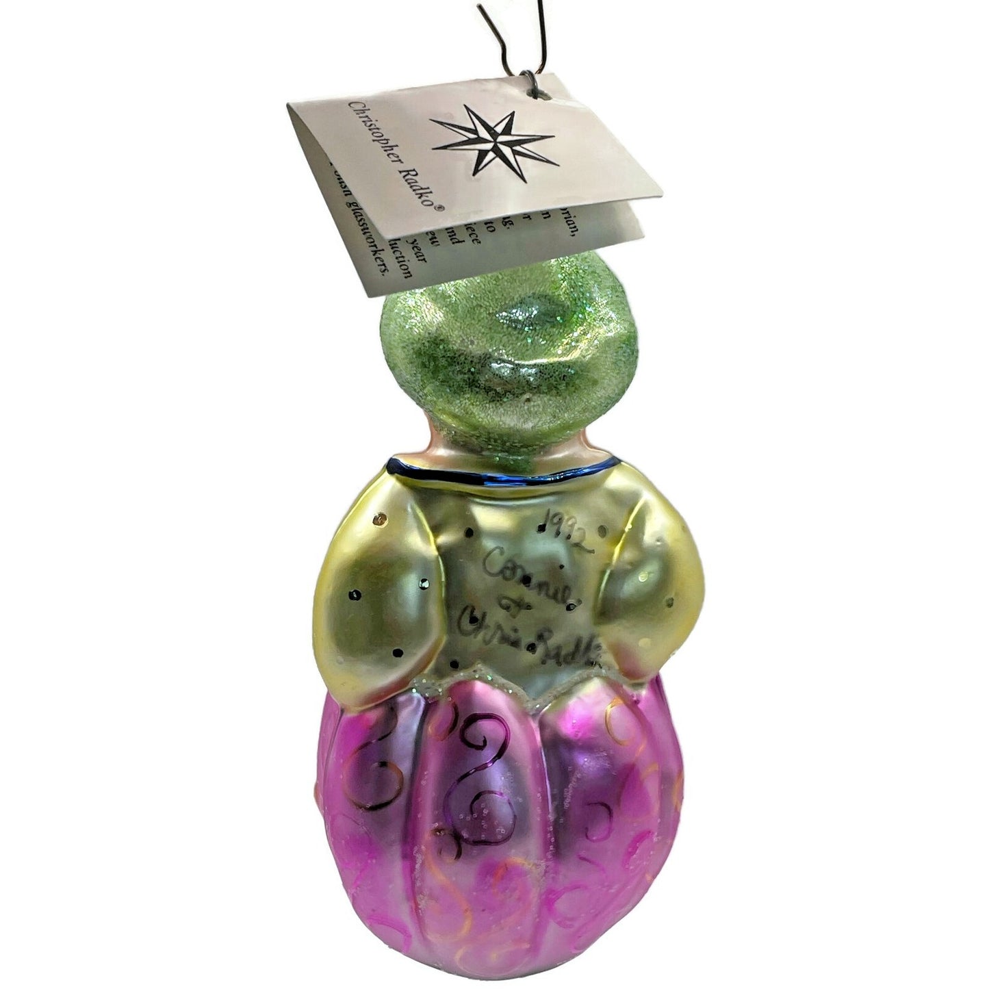 Christopher Radko Aladdin Genie Lamp Christmas Tree Decor Ornament 91-029-2
