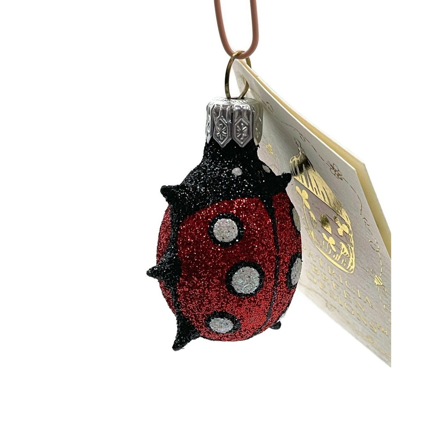 Patricia Breen Miniature Egg Surprise Ladybug Easter Christmas Tree Bug Ornament