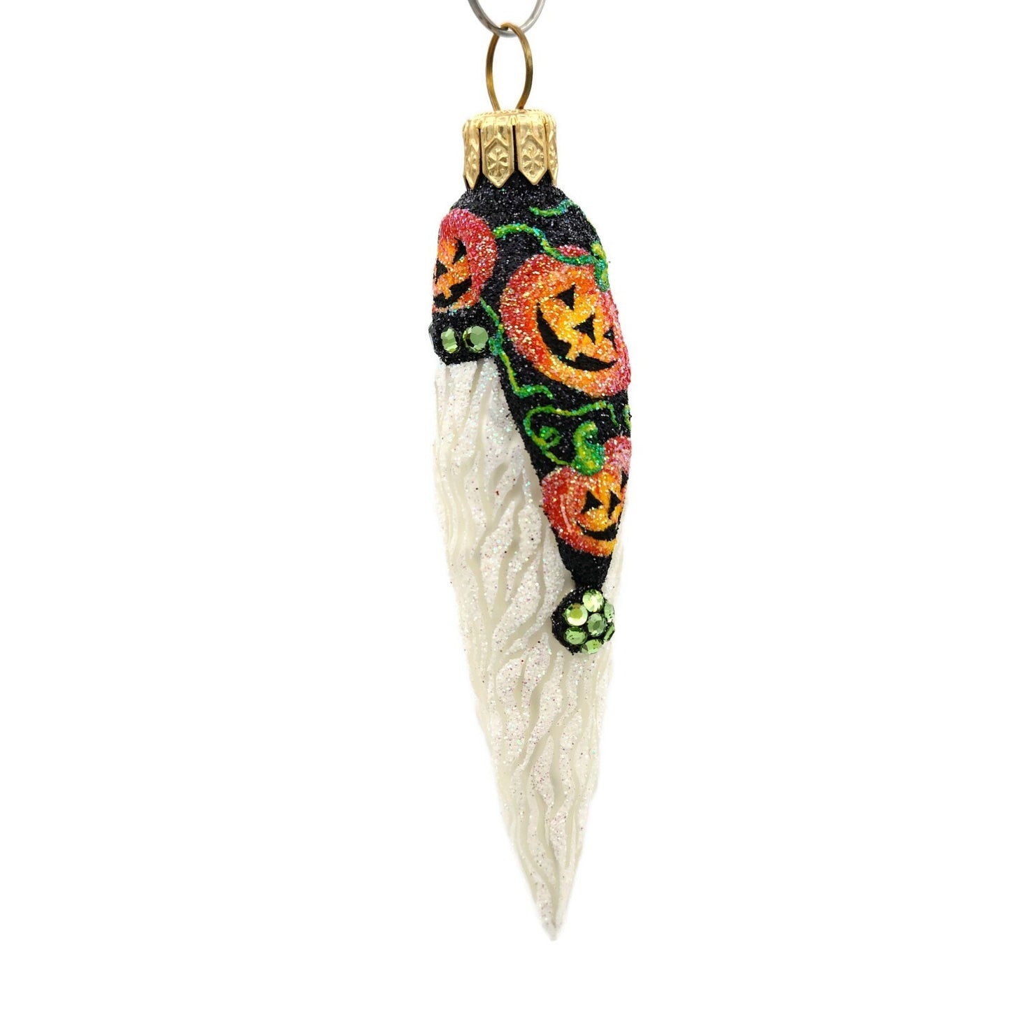 Patricia Breen Stocking Cap Santa Halloween Pumpkins Christmas Tree Ornament