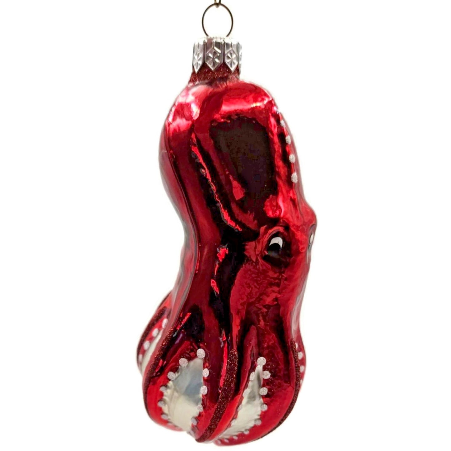 Patricia Breen Olivier Octopus Red Nautical Sea Spring Christmas Tree Ornament