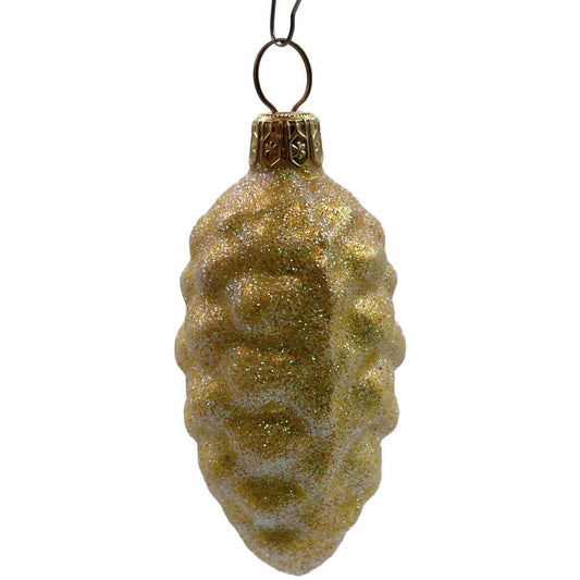 Patricia Breen Walk in The Woods Spruce Cone Yellow Fall Christmas Tree Ornament