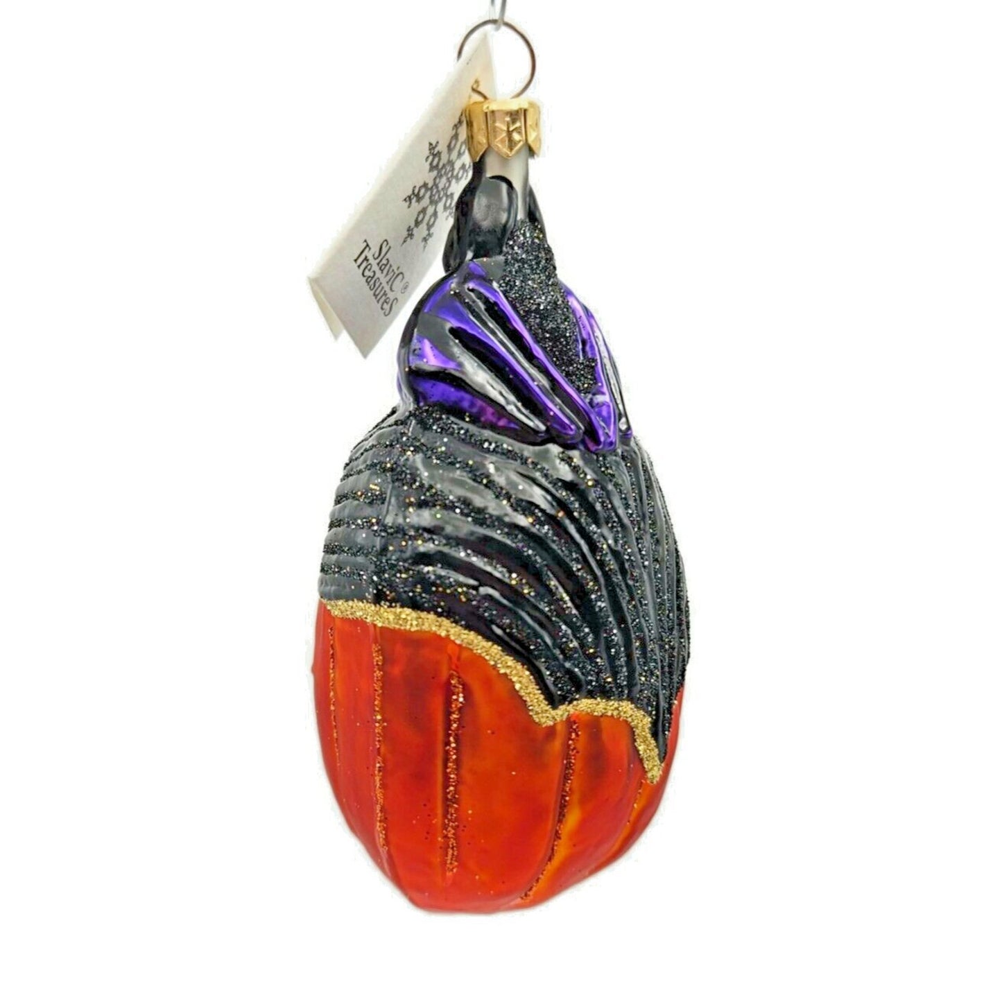 Slavic Treasures Count Pumpkula Bat Orange Halloween Christmas Ornament 00-275-A