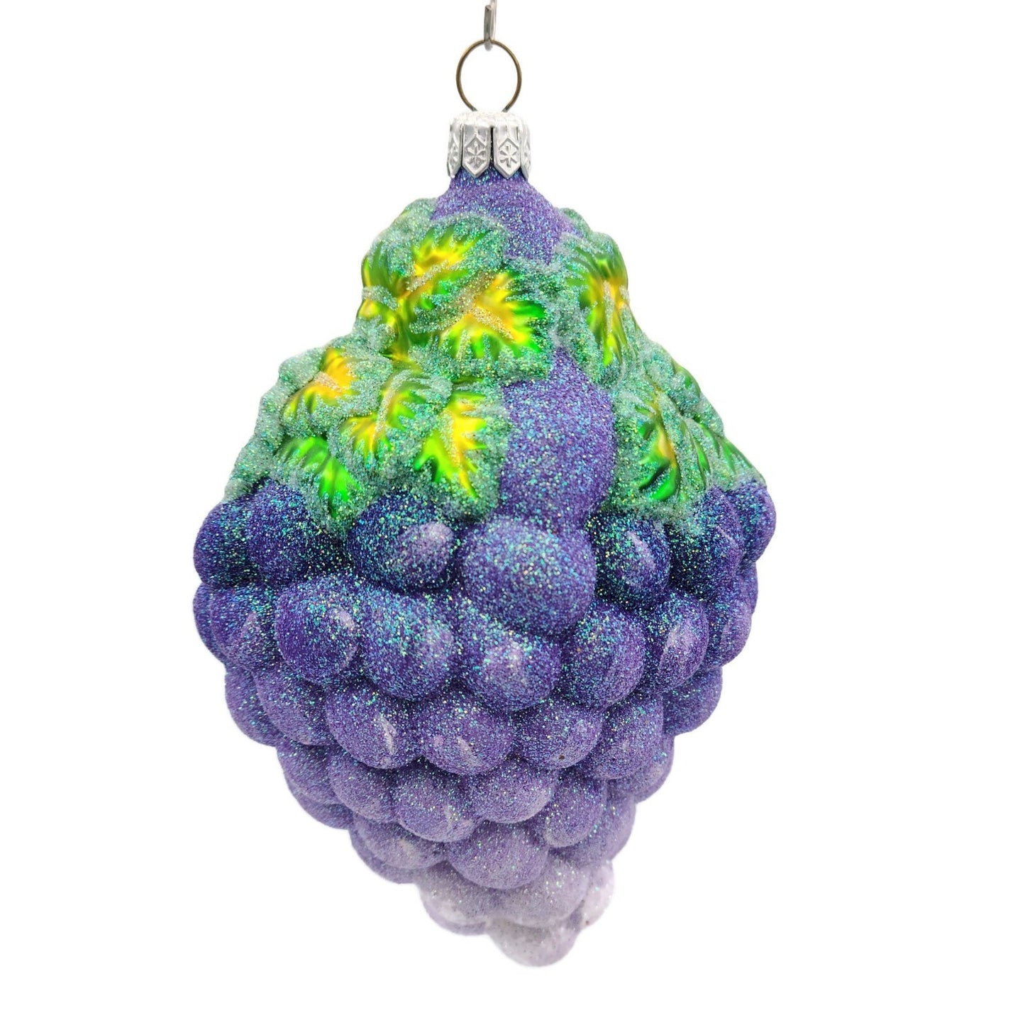 Patricia Breen Ornament Sonoma Santa Purple Grapes Christmas Holiday Tree