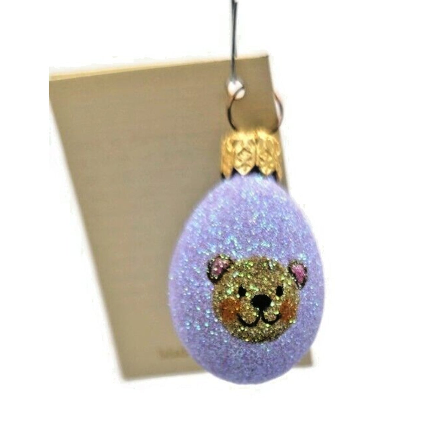 Patricia Breen Miniature Egg Surprise Teddy Bear Easter Christmas Ornament