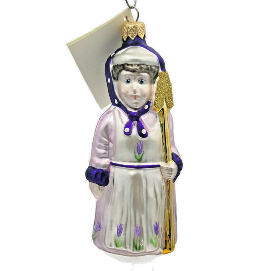 Patricia Breen Mrs Shaw the Gardener Flowers Christmas Spring Ornament CATZ