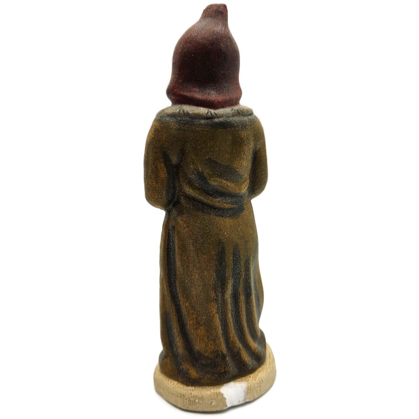 Vaillancourt Père Fouettard Cautionary Tale Chalkware Christmas Fok Art Figurine