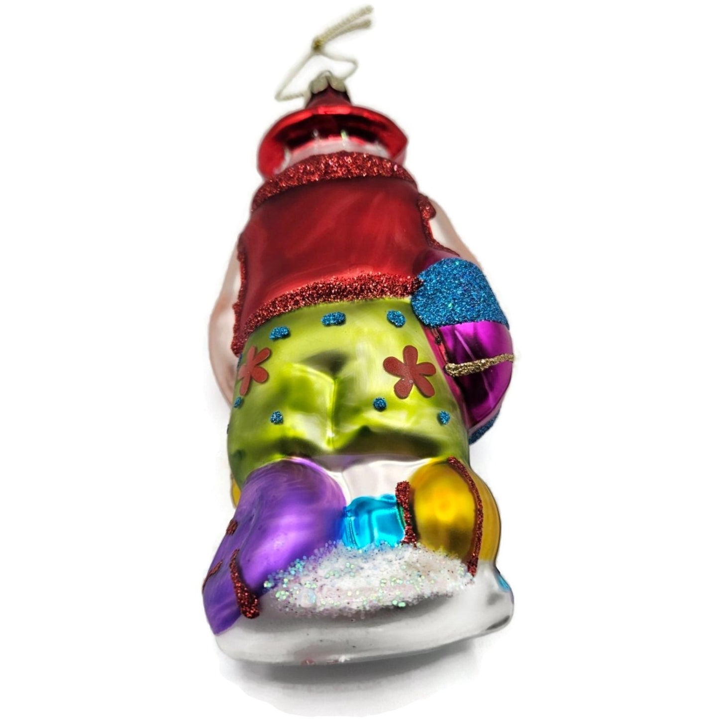 Tropical Diver Santa on the Beach Summer Christmas Tree Ornament BestPysanky