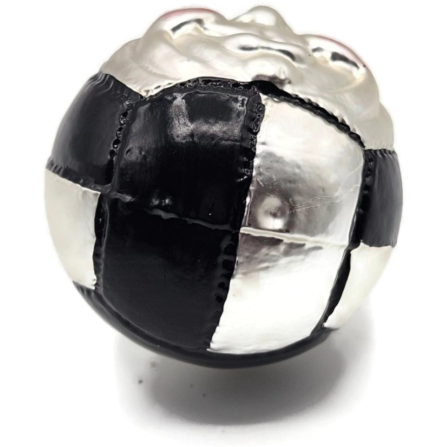 Soccer Football Face Sports Old World Christmas Tree Glass Ornament Inge Glas