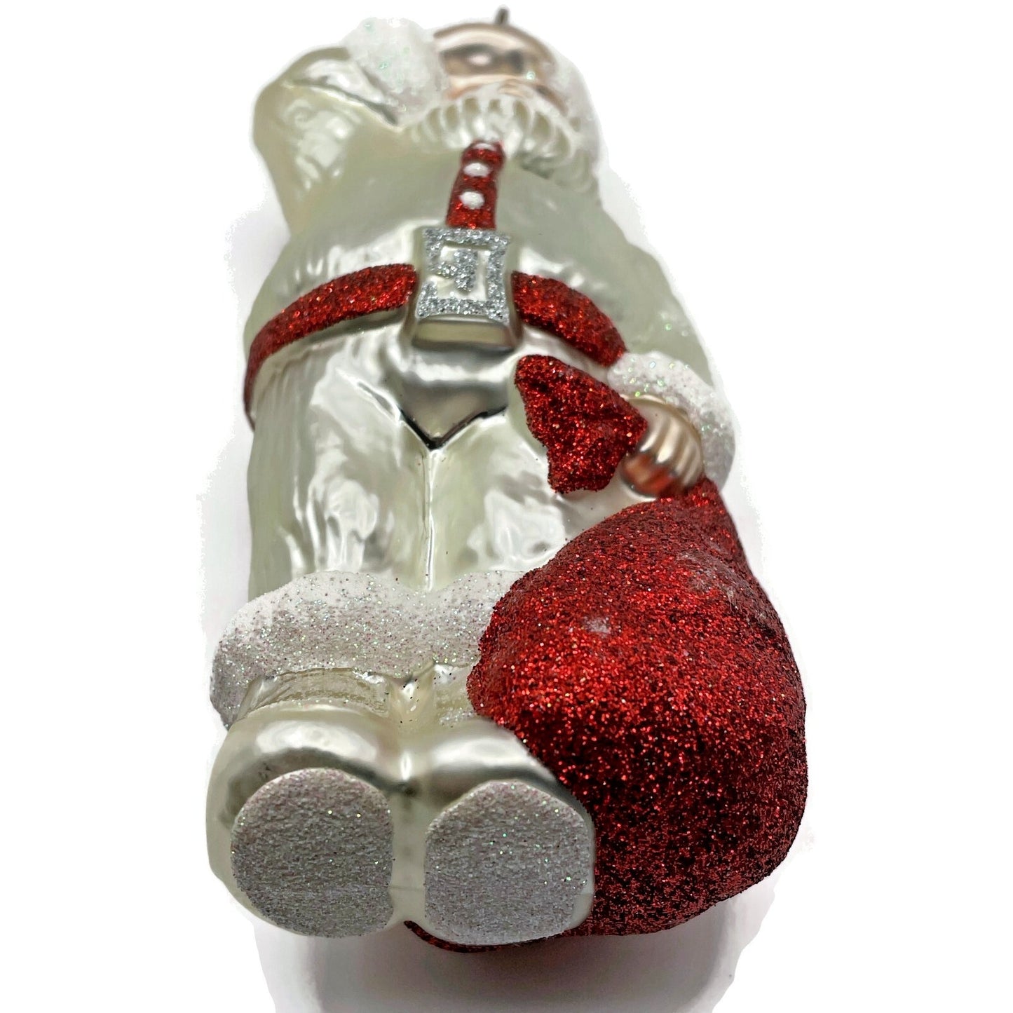 Patricia Breen A Santa for Thomas Pearl Red Bag Christmas Tree Ornament