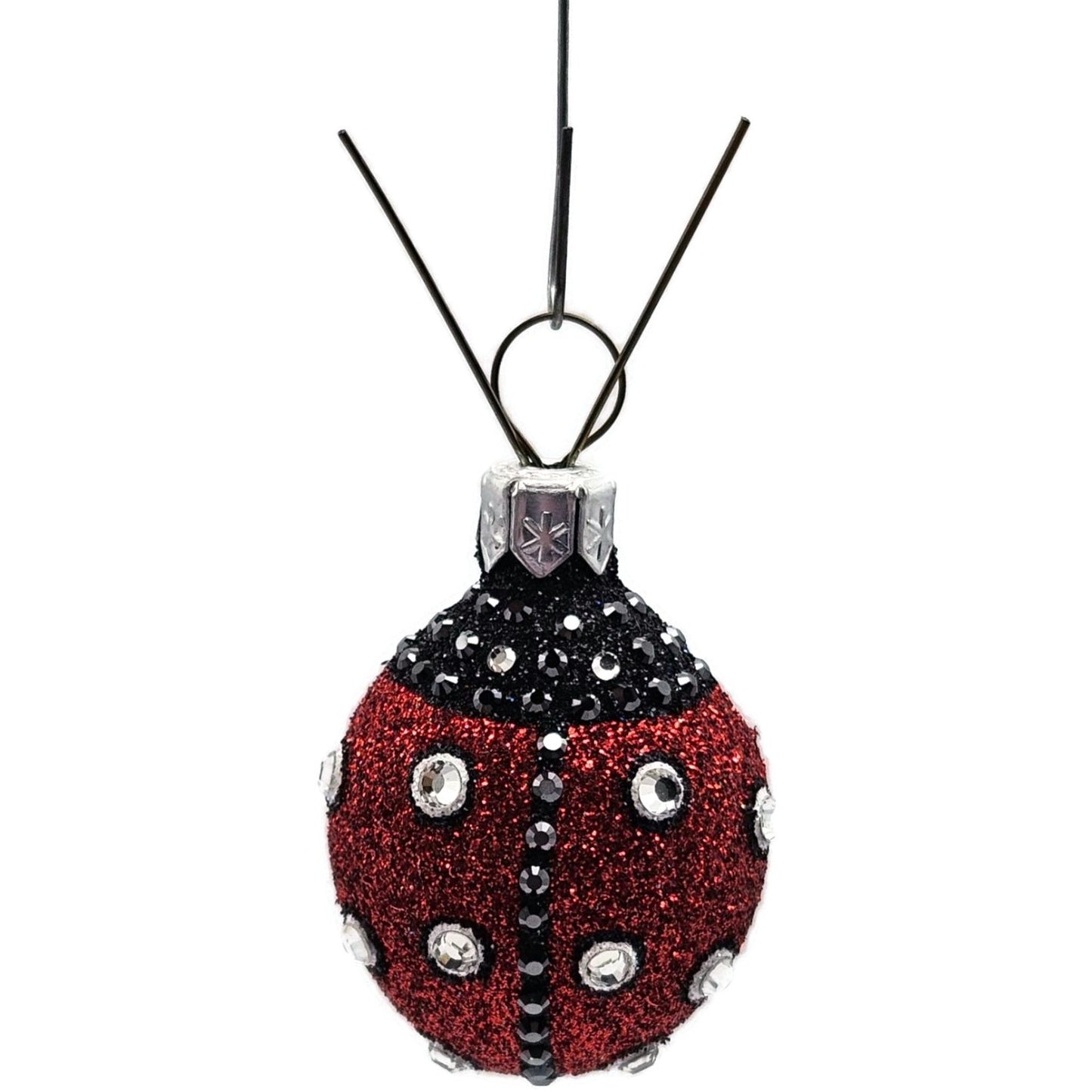 Patricia Breen Ladybug Ladybug Red Bejeweled Closed Wing Spring Tree Ornament