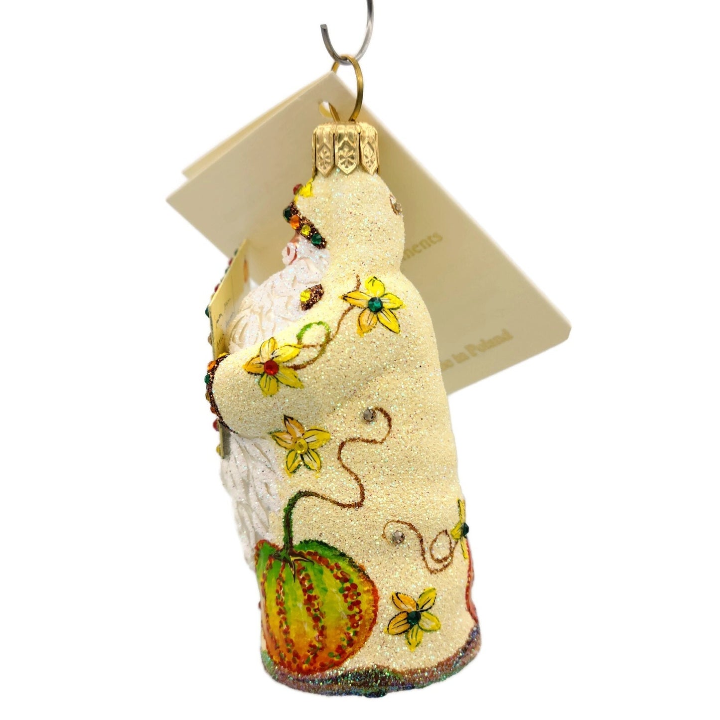 Patricia Breen Just a Note Autumnal Fall Pumpkin Christmas Tree Holiday Ornament