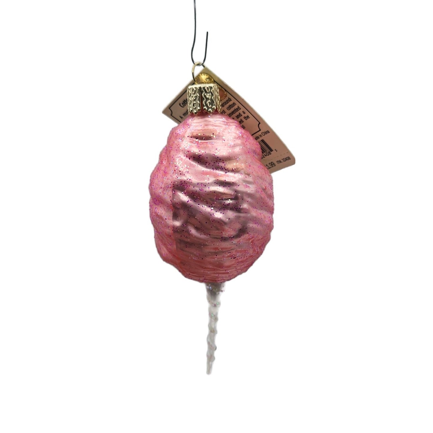 Old World Christmas Cotton Candy Pink Christmas Holiday Tree OWC 32408 Ornament