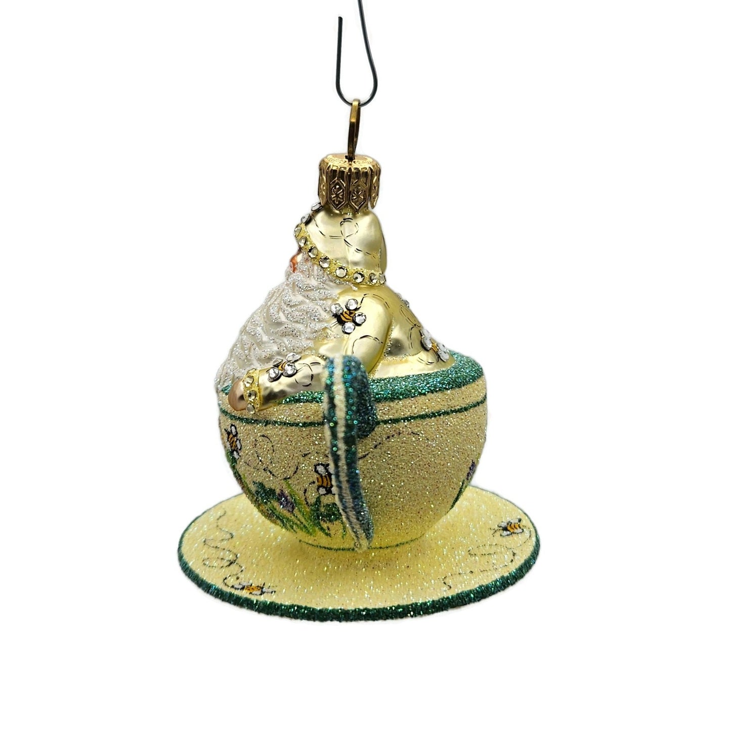 Patricia Breen Tea for Two Bees Bugs Spring Christmas Ornament Tea Party CATZ