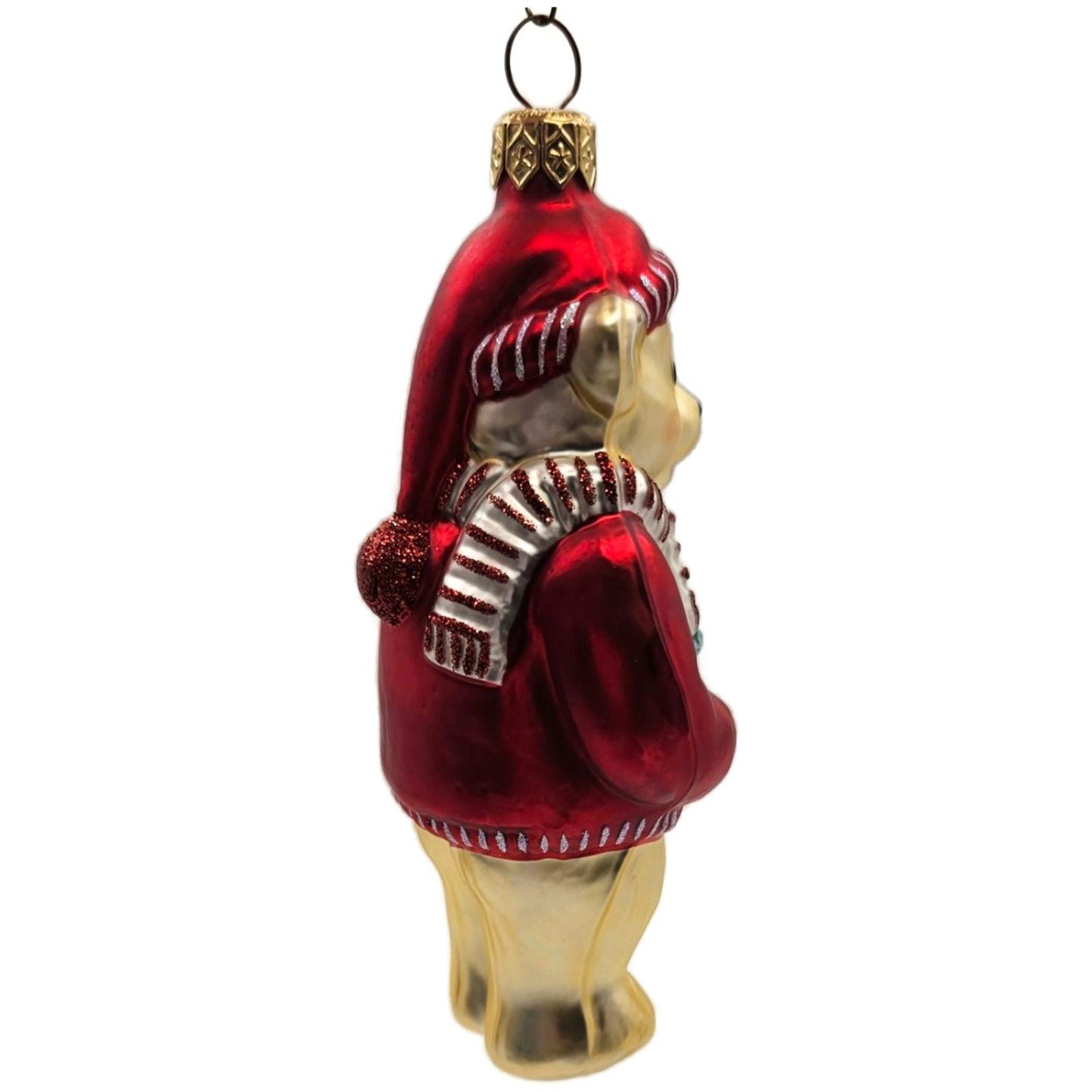 Patricia Breen Papa Bear Red Glittered Ornaments Christmas Tree Ornament