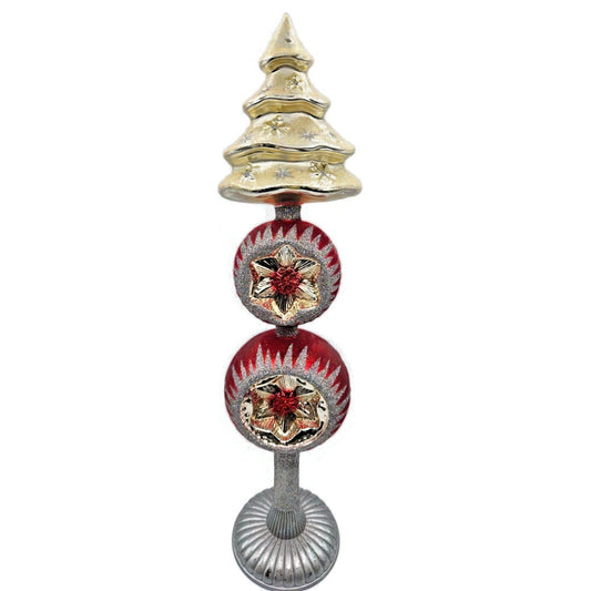 Christopher Radko Frosty Fields Finial German Christmas Tree Topper 1012047